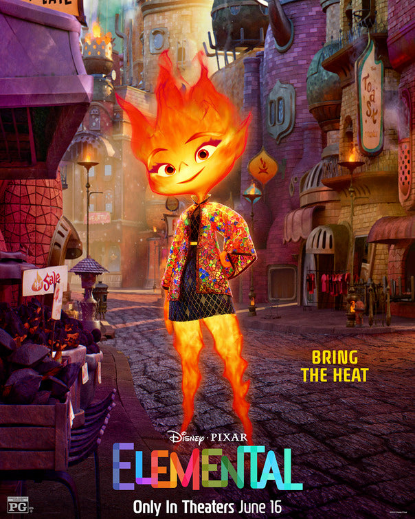 1000 piece jigsaw puzzle for the movie poster: Elemental (2023) ver11