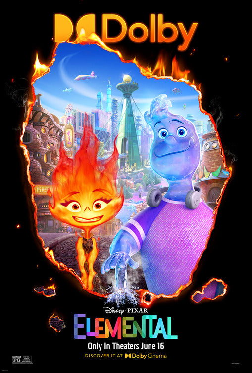 1000 piece jigsaw puzzle for the movie poster: Elemental (2023) ver16