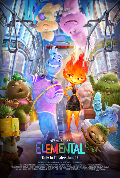1000 piece jigsaw puzzle for the movie poster: Elemental (2023) ver7