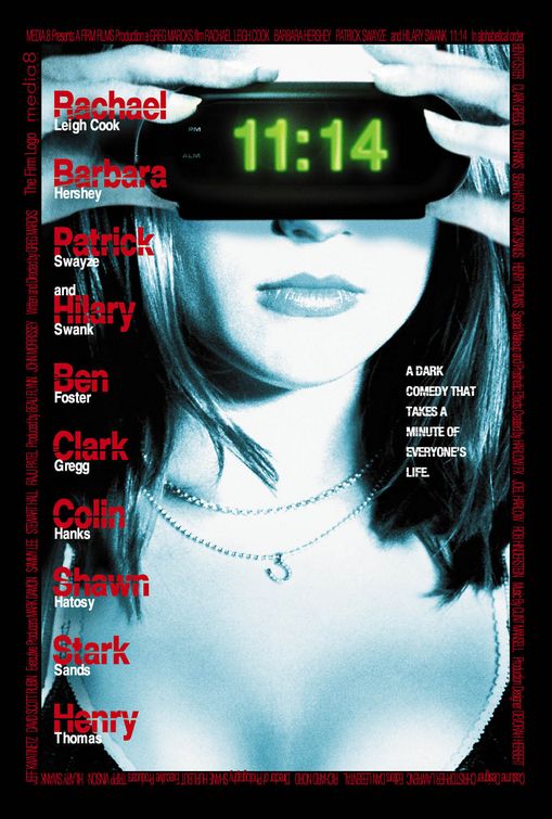 the movie poster: 11:14 (2003)