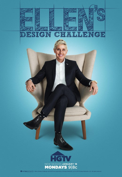 1000 piece jigsaw puzzle for tv poster: Ellen's Design Challenge, ver2