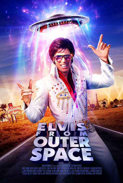 1000 piece jigsaw puzzle for the movie poster: Elvis from Outer Space (2020)