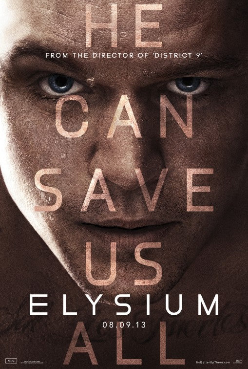 1000 piece jigsaw puzzle for the movie poster: Elysium (2013) ver3