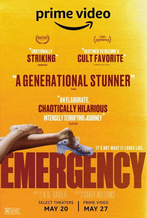 1000 piece jigsaw puzzle for the movie poster: Emergency (2022)