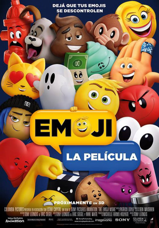 1000 piece jigsaw puzzle for the movie poster: The Emoji Movie (2017) ver13
