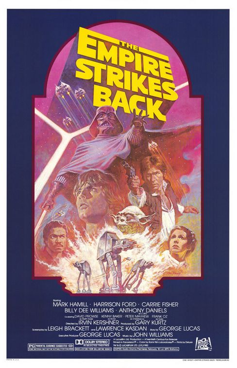 the movie poster: The Empire Strikes Back (1980) ver6