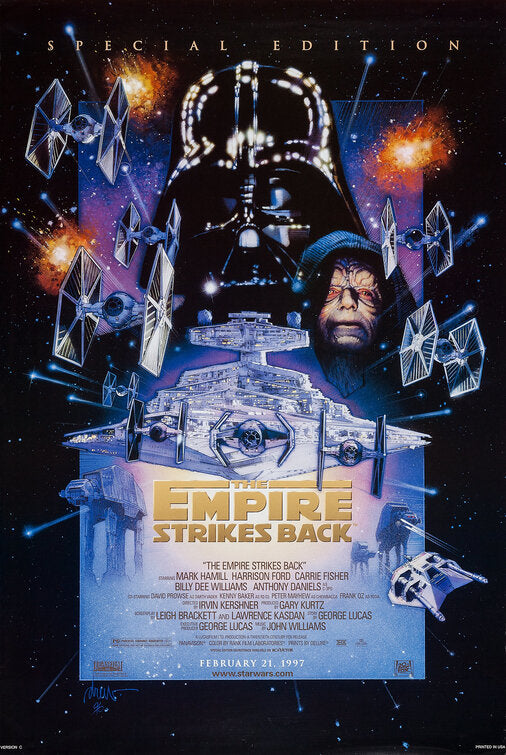 the movie poster: The Empire Strikes Back (1980) ver9