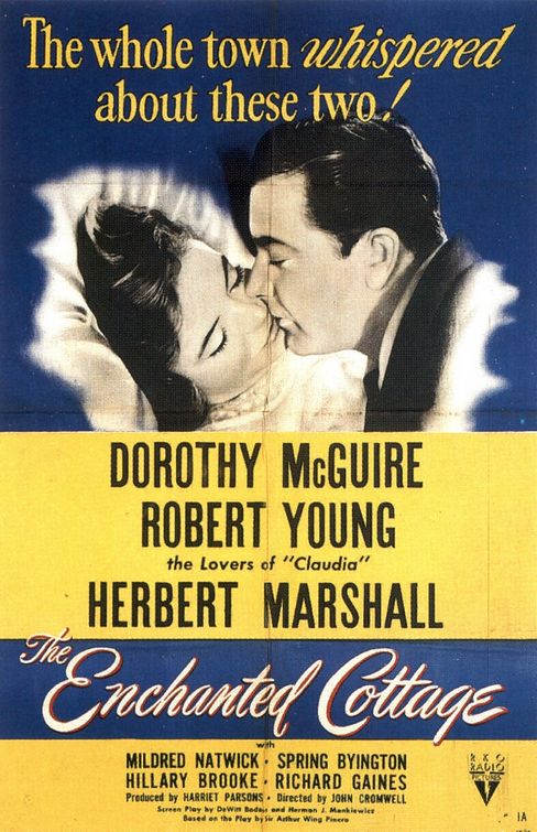 the movie poster: The Enchanted Cottage (1945)