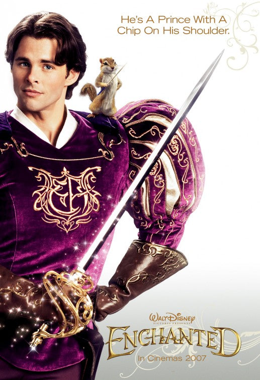 1000 piece jigsaw puzzle for the movie poster: Enchanted (2007) ver7