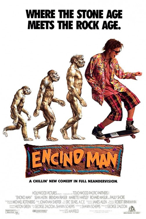 the movie poster: Encino Man (1992)