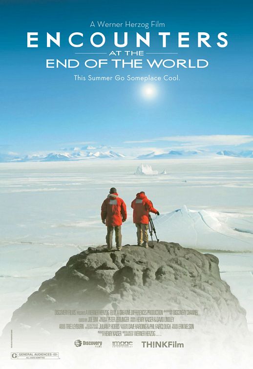 the movie poster: Encounters at the End of the World (2008)