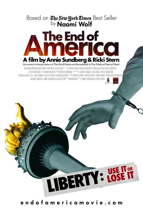 the movie poster: The End of America (2008)