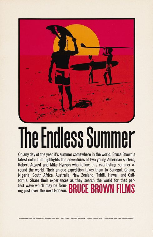 the movie poster: The Endless Summer (1966)