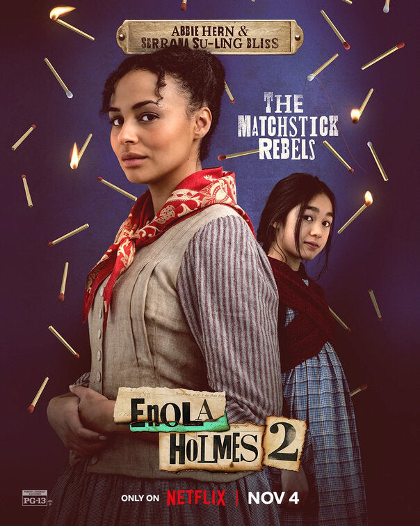 1000 piece jigsaw puzzle for the movie poster: Enola Holmes 2 (2022) ver9