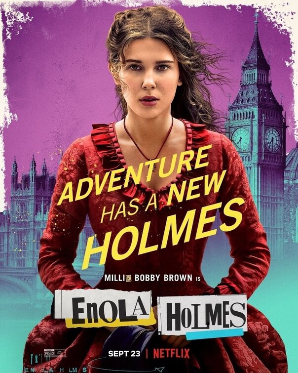 1000 piece jigsaw puzzle for tv poster: Enola Holmes, ver2