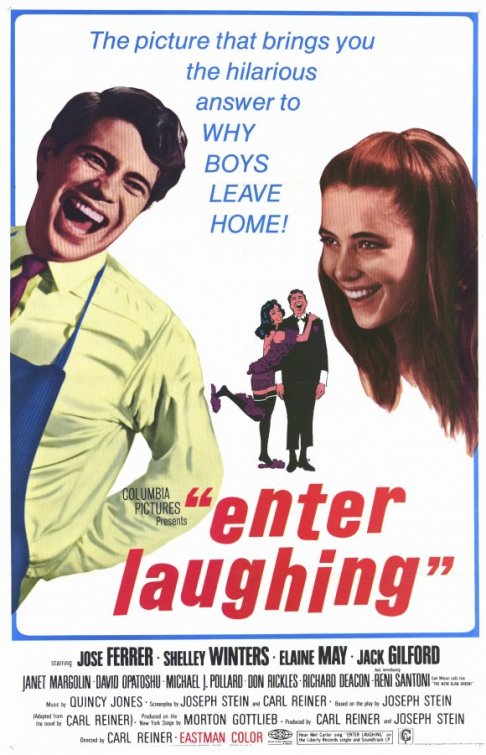 1000 piece jigsaw puzzle for the movie poster: Enter Laughing (1967)