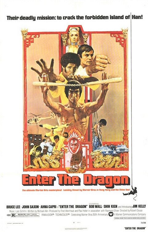 the movie poster: Enter the Dragon (1973)