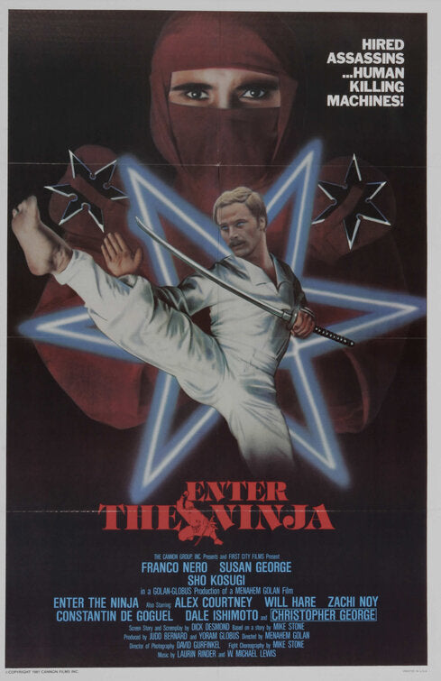 the movie poster: Enter the Ninja (1981)