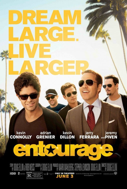 1000 piece jigsaw puzzle for the movie poster: Entourage (2015) ver8