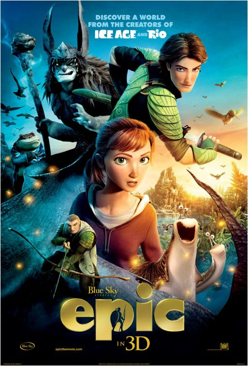 1000 piece jigsaw puzzle for the movie poster: Epic (2013)