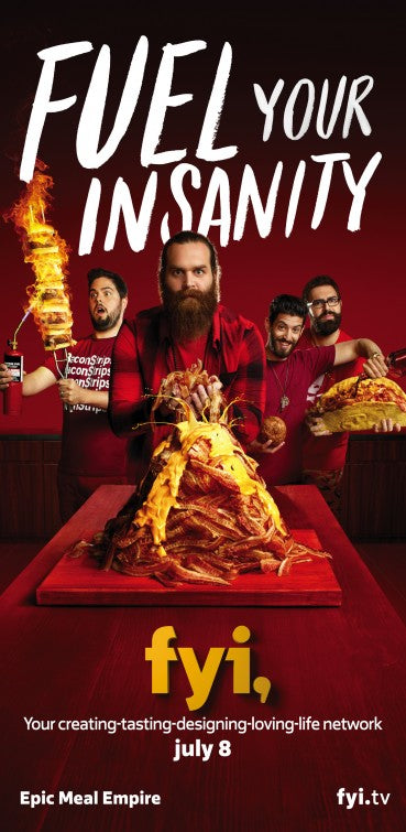 1000 piece jigsaw puzzle for tv poster: Epic Meal Empire