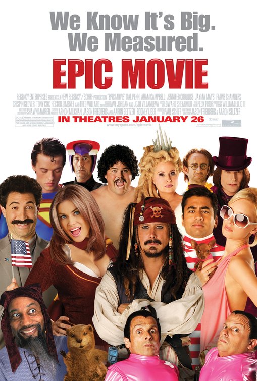 the movie poster: Epic Movie (2007) ver2