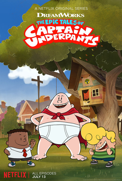 1000 piece jigsaw puzzle for tv poster: The Epic Tales of Captain Underpants