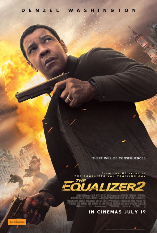 1000 piece jigsaw puzzle for the movie poster: The Equalizer 2 (2018) ver2