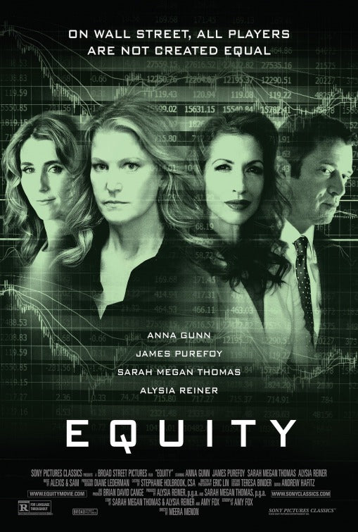 1000 piece jigsaw puzzle for the movie poster: Equity (2016)