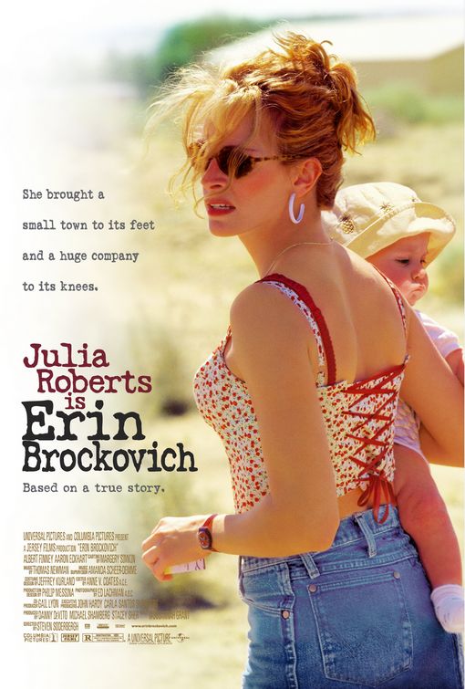 the movie poster: Erin Brockovich (2000)