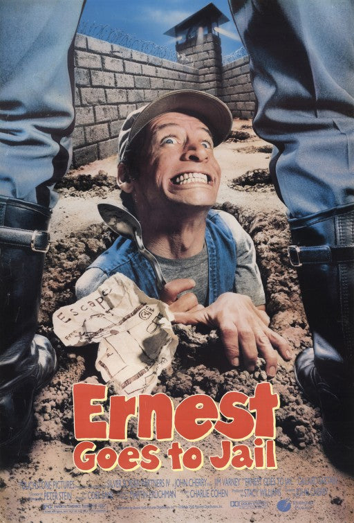 the movie poster: Ernest Goes to Jail (1990)