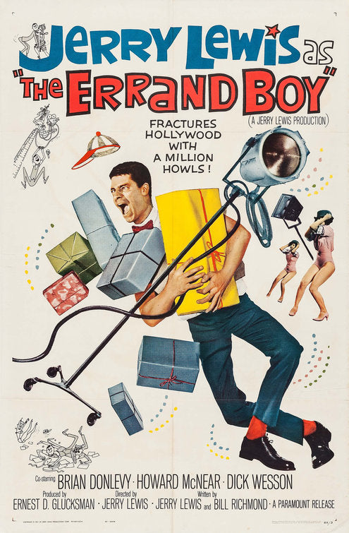 1000 piece jigsaw puzzle for the movie poster: The Errand Boy (1961)