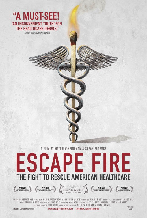 1000 piece jigsaw puzzle for the movie poster: Escape Fire: The Fight to Rescue American Healthcare (2012)