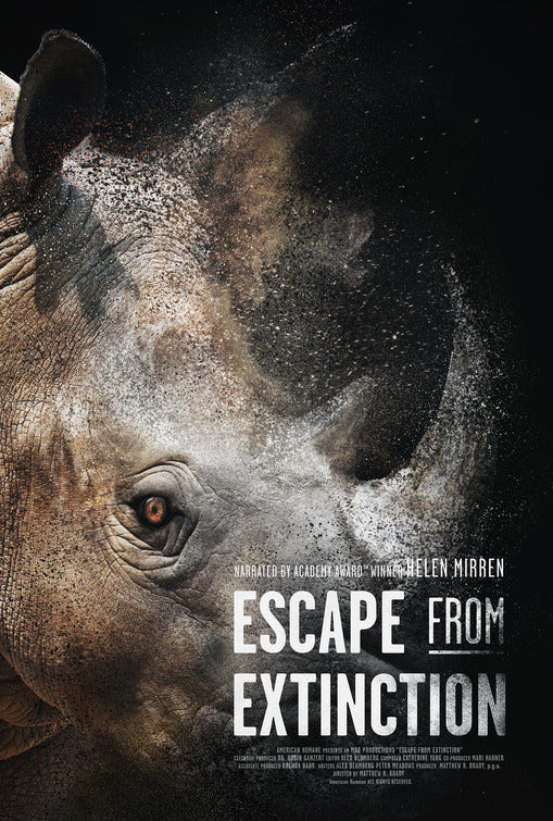 1000 piece jigsaw puzzle for the movie poster: Escape from Extinction (2020)