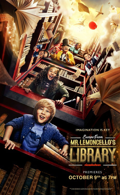 1000 piece jigsaw puzzle for tv poster: Escape from Mr. Lemoncello's Library
