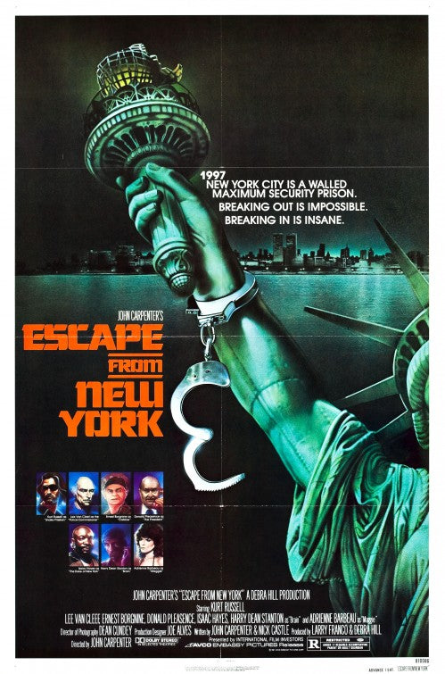 the movie poster: Escape from New York (1981) ver1