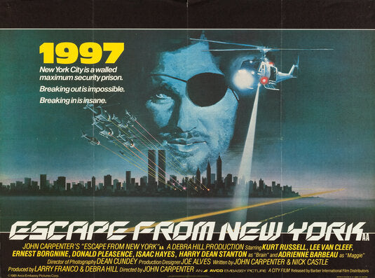 1000 piece jigsaw puzzle for the movie poster: Escape from New York (1981) ver5