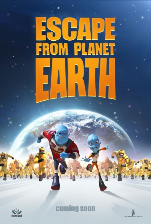 1000 piece jigsaw puzzle for the movie poster: Escape from Planet Earth (2013)
