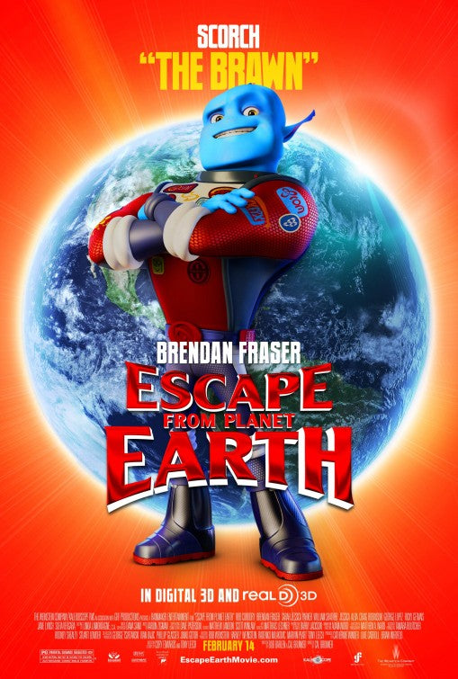 1000 piece jigsaw puzzle for the movie poster: Escape from Planet Earth (2013) ver4