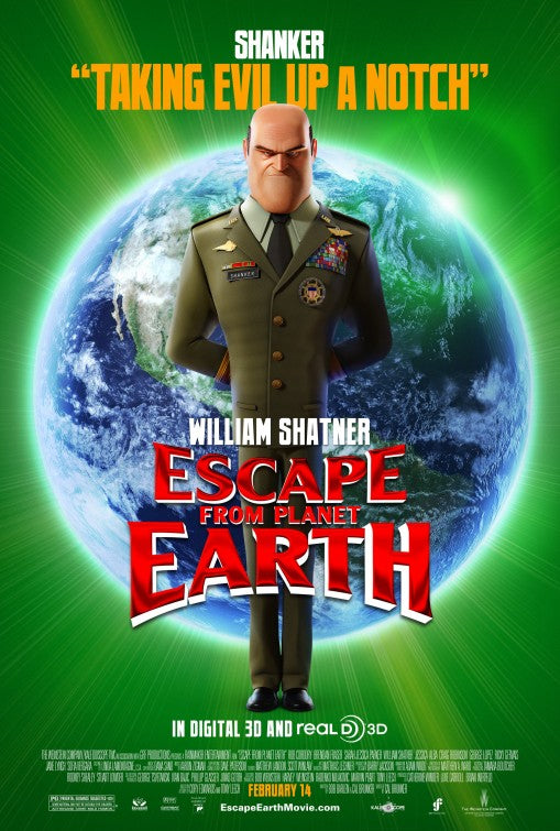 1000 piece jigsaw puzzle for the movie poster: Escape from Planet Earth (2013) ver5