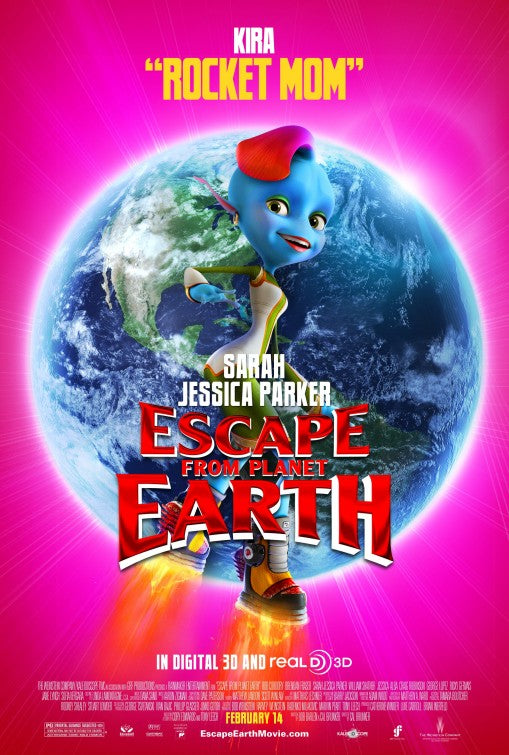 1000 piece jigsaw puzzle for the movie poster: Escape from Planet Earth (2013) ver6