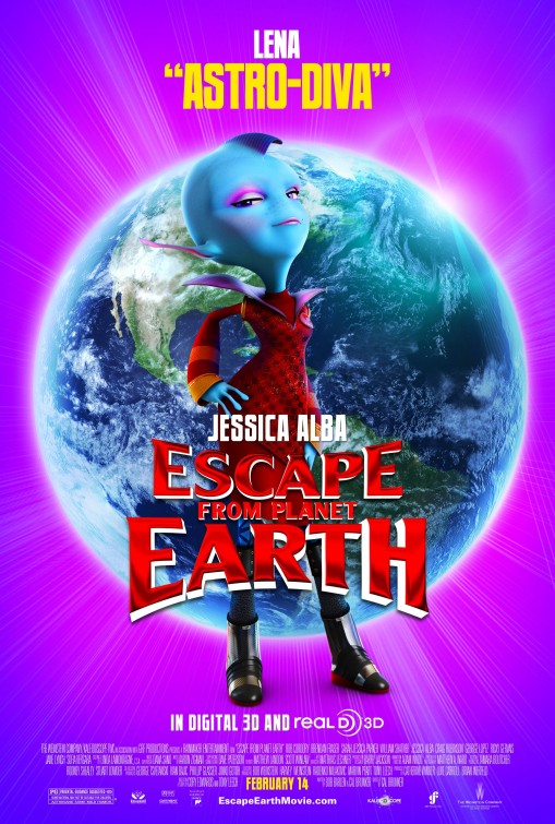 1000 piece jigsaw puzzle for the movie poster: Escape from Planet Earth (2013) ver8