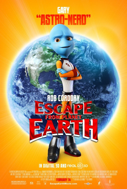 1000 piece jigsaw puzzle for the movie poster: Escape from Planet Earth (2013) ver9