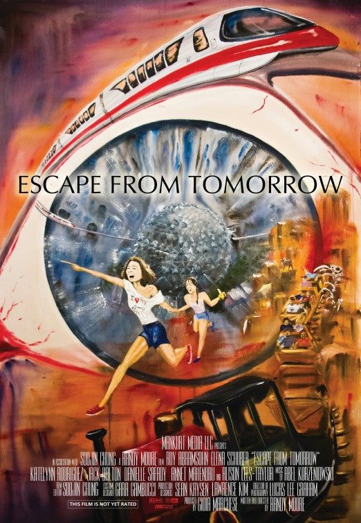 1000 piece jigsaw puzzle for the movie poster: Escape from Tomorrow (2013)
