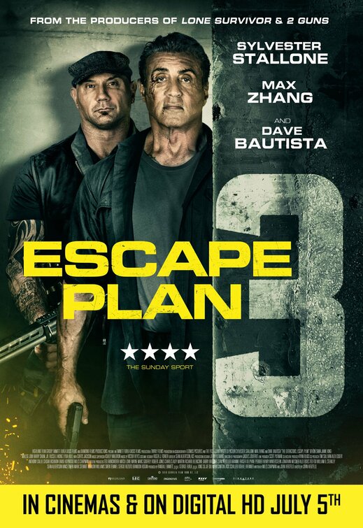 1000 piece jigsaw puzzle for the movie poster: Escape Plan: The Extractors (2019) ver3