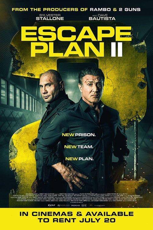 1000 piece jigsaw puzzle for the movie poster: Escape Plan 2: Hades (2018) ver13