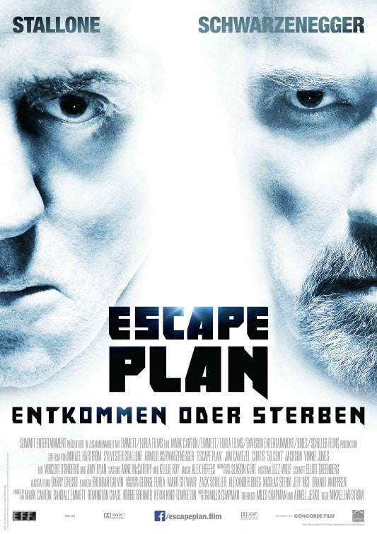 1000 piece jigsaw puzzle for the movie poster: Escape Plan (2013) ver2
