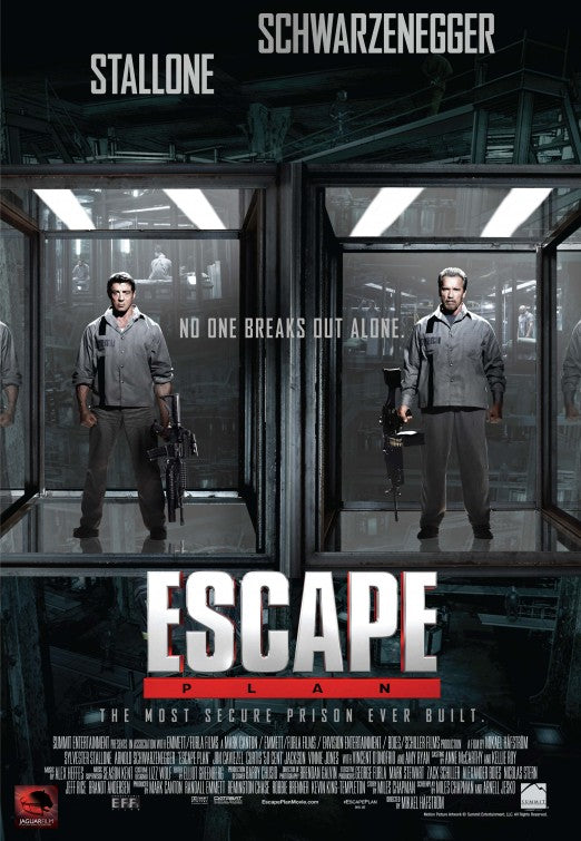 1000 piece jigsaw puzzle for the movie poster: Escape Plan (2013) ver3