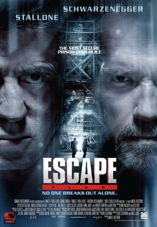 1000 piece jigsaw puzzle for the movie poster: Escape Plan (2013) ver4