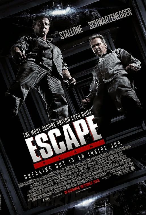 1000 piece jigsaw puzzle for the movie poster: Escape Plan (2013) ver7